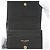 Saint Laurent Black Monogram Grained Poudre Embossed Leather Small Wallet stamp: - view 4