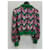 Gucci Strick mit Chevron-Pailletten Schwarz  - Ansicht 6
