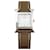 Hermès Hour Small Etoupe Quarz Stahl Uhr Orange  - Ansicht 4