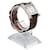 Hermès Hour Small Etoupe Quarz Stahl Uhr Orange  - Ansicht 6