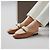 Hermès Mule Oz Kelly da donna, pantofola Natural Bianco - vista 3