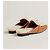 Hermès Mule Oz Kelly da donna, pantofola Natural Bianco - vista 5