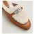 Hermès Mule Oz Kelly da donna, pantofola Natural Bianco - vista 6