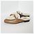 Hermès Mule Oz Kelly da donna, pantofola Natural Bianco - vista 9