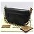 Burberry Borsa a tracolla Olympia con catena media in agnello nero - vista 2