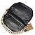 Burberry Borsa a tracolla Olympia con catena media in agnello nero - vista 6