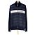 Moncler Gefütterter Strick mit Reißverschluss XXL Navy Blau