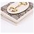 Horsebit 1955 Gucci Cartera White Horsebit con ribete dorado Multicolor - vista 8