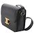 Céline Bolsa transversal média Classic Triomphe em pele de vitelo brilhante Preto - vista 2