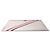 Thom Browne Clutch a tre strisce argento metallizzato Medium - vista 4