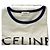 Céline Trioppe Bedrucktes Baumwoll-Jersey T-Shirt Weiß