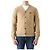 Comme Des Garcons Invader Pixel Wappen Wolle Cardigan Camel AZ Orange