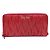 Miu Miu Cartera larga de piel napa acolchada Roja