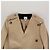 Burberry Abrigo de cachemira cruzado con cinturón beige Talla Castaño - vista 4