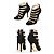 Jimmy Choo Sandali in scamosciato Black Fathom Arancione - vista 2