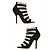 Jimmy Choo Sandali in scamosciato Black Fathom Arancione - vista 3