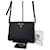 Prada Borsa a tracolla Saffiano Light Frame Nera Nero