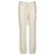 Moncler Pantaloni in cotone con patch logo Bianco