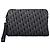 Dior Oblique Jacquard-Strap Clutch-Tasche Schwarz