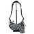 Balenciaga Borsa a tracolla e a spalla Le Cagole in denim Monogram XS Blu