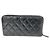Chanel Cartera larga con cremallera de piel de cordero negra Serie Negro - vista 8
