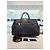 Prada Borsa Tote e Borsa a Spalla in Pelle Vitello Daino Nero - vista 2