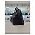 Prada Borsa Tote e Borsa a Spalla in Pelle Vitello Daino Nero - vista 4