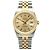 Rolex Orologio combinato Datejust Index Rail Dial da uomo D'oro