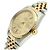 Rolex Orologio combinato Datejust Index Rail Dial da uomo D'oro - vista 11