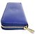 Mulberry Blossom Napa Blue Long Wallet Blau