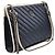 Gucci Borsa a tracolla GG Marmont in matelassé chevron blu con catena dorata - vista 4