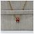 Hermès Collana Pop Hache Mini Bordeaux con Ferramenta Dorata Rosso - vista 7