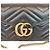 Gucci Mini borsa a tracolla con catena matelassé Black Marmont Nero - vista 4