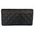 Chanel Classic Soft Caviar Black Timeless Silver Flap Long Wallet Schwarz - Ansicht 2