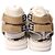 Chanel Sandali high-top con logo Velcro Bianco - vista 3