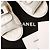Chanel Sandali high-top con logo Velcro Bianco - vista 5