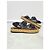 Chanel Sandali in mesh patentato con logo CC nero e chiusura in velcro - vista 4