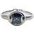 Gucci Orologio da donna con bracciale e quadrante nero in acciaio Horsebit
