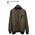 Fendi Bomberjacke mit FF Monogramm-Jacquard-Logo-Patch Braun