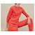 Hermès Kaschmirpullover mit langen Ärmeln Rot  - Ansicht 5