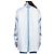 Burberry IVANNA Seidenbluse für Damen Oversized-Passform Blau - Ansicht 7