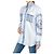 Burberry IVANNA Seidenbluse für Damen Oversized-Passform Blau - Ansicht 8