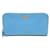 Prada Saffiano Long Wallet Blau