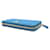 Prada Saffiano Long Wallet Blau - Ansicht 5
