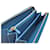 Prada Saffiano Long Wallet Blau - Ansicht 7
