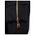 Louis Vuitton Pantaloni Jogger con Cerniera Laterale e Bottoni Oro Nero - vista 4