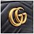 Gucci Borsa a tracolla Matelassé Marmont Nero - vista 8