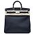 Hermès Birkin Ota Croc Black Silver stamp Nero