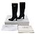 Dior Botas altas de tacón en piel de becerro Negro