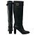 Dior Botas altas de tacón en piel de becerro Negro - vista 5